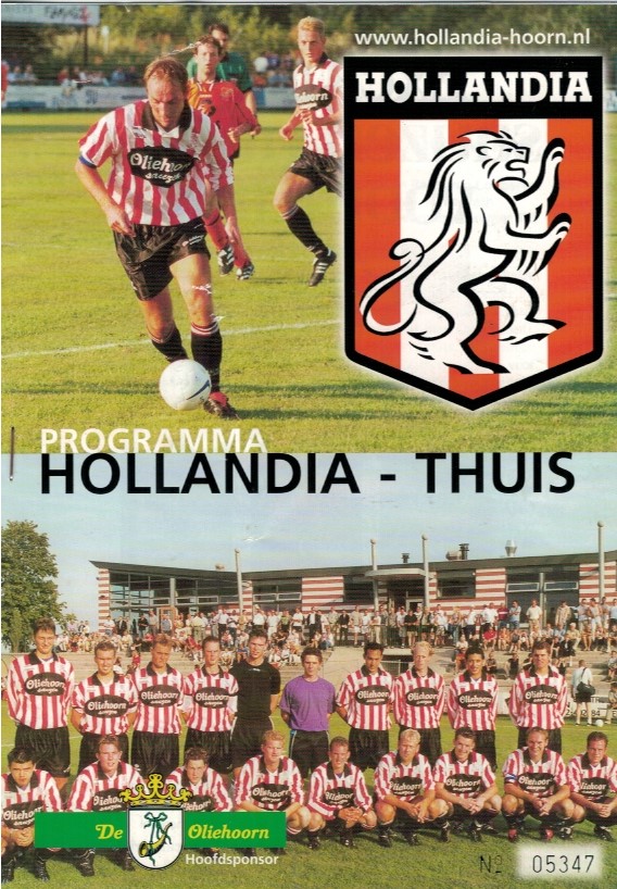 AZ Programma 14-aug-2002 Hollandia uit Beker